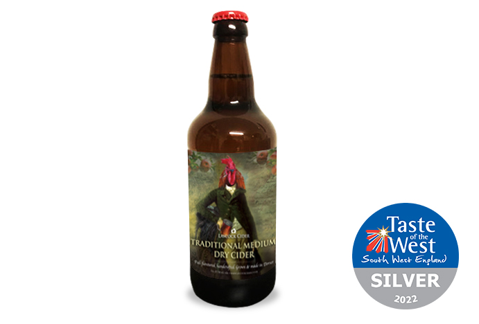 Laycock Medium Lightly Sparkling Dry Cider - 500ml Bottle
